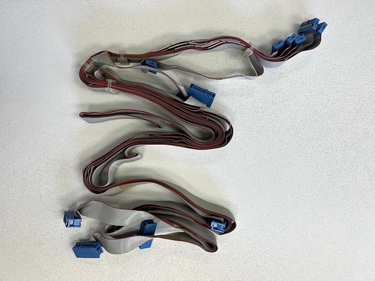 Used SVG Thermco VTR Ribbon Cable P/N 600157-09 ASSY FLOW CONTROL CABLE, Lot of 5