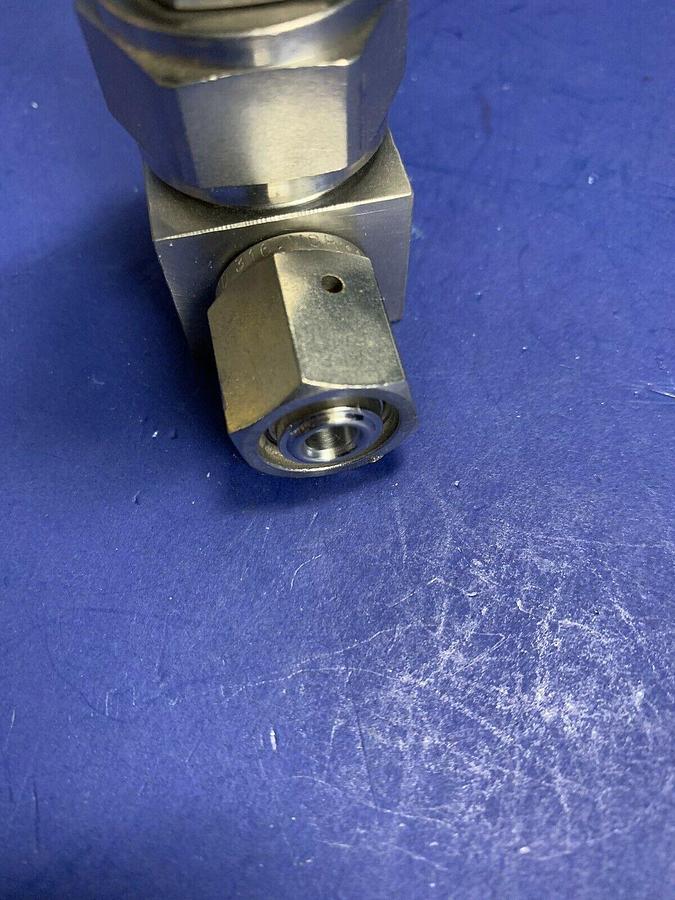 Used Nupro SS-DSV51 Manual Valve, 1/4" FVCR/FVCR, Used