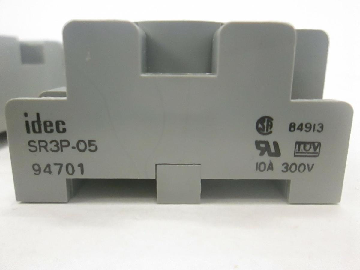 Used Idec, Relay Socket Base, SR3P-05, Used, Lot of 4