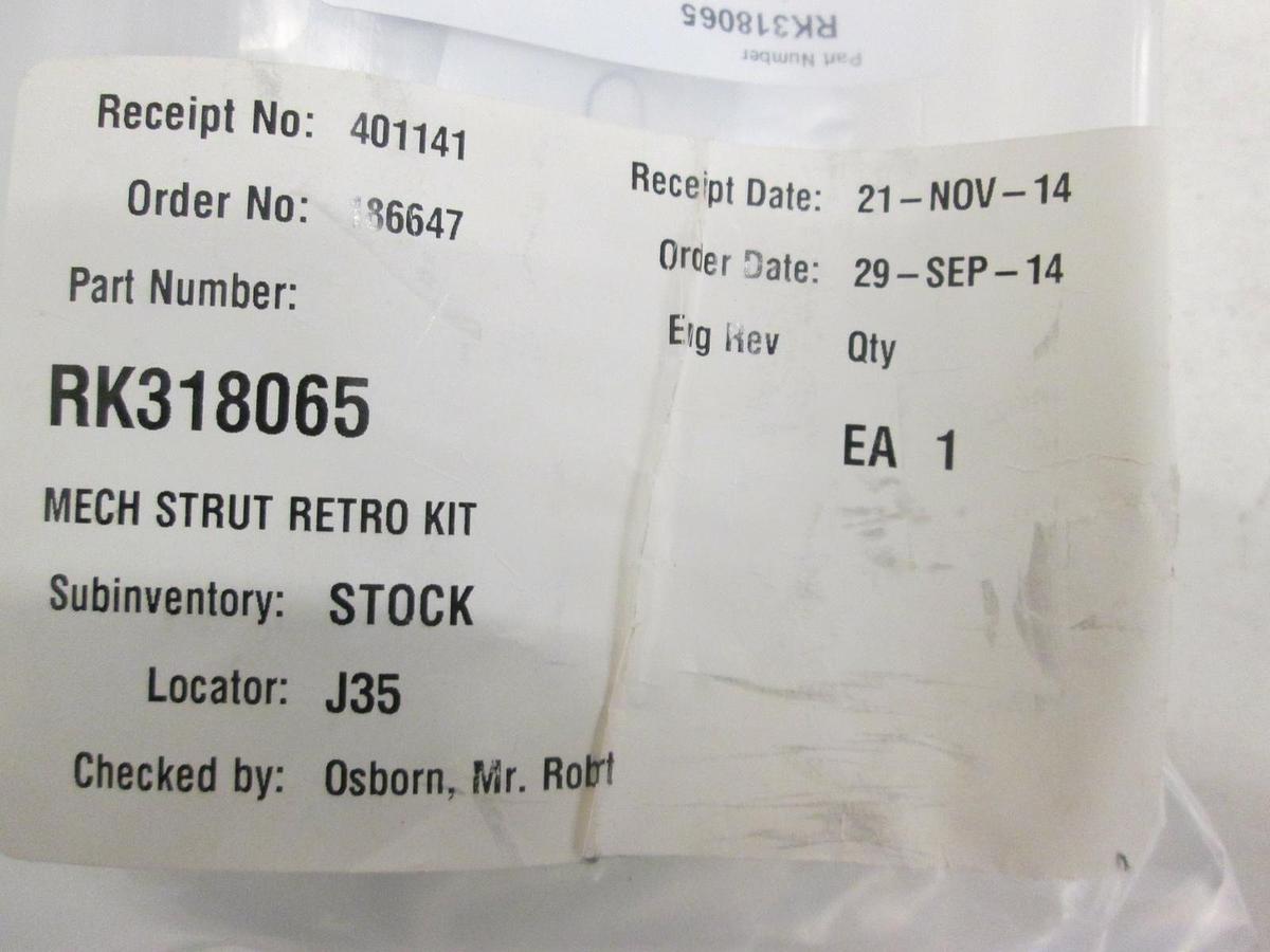 Used Mech Strut Retro Kit, RK318065, New