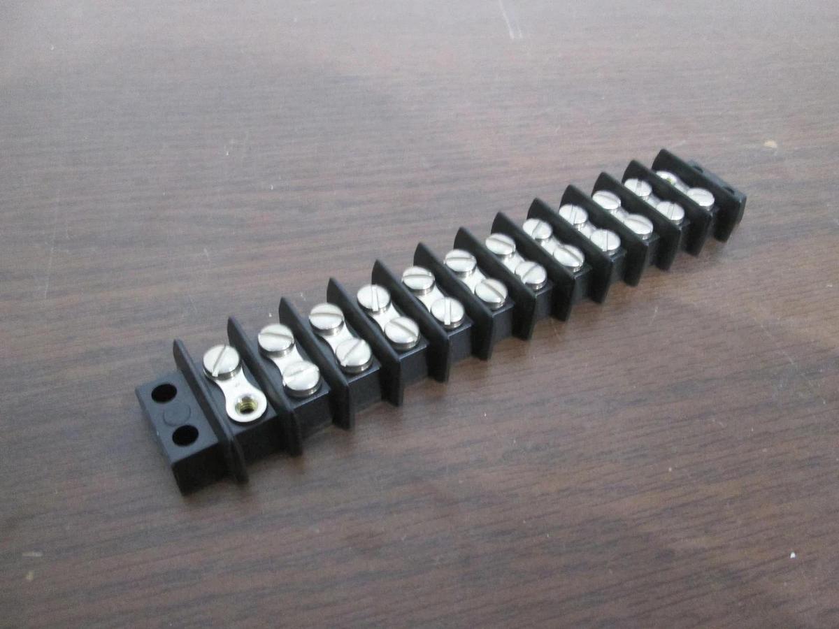Used Cinch, 12 Position Terminal Block, Used