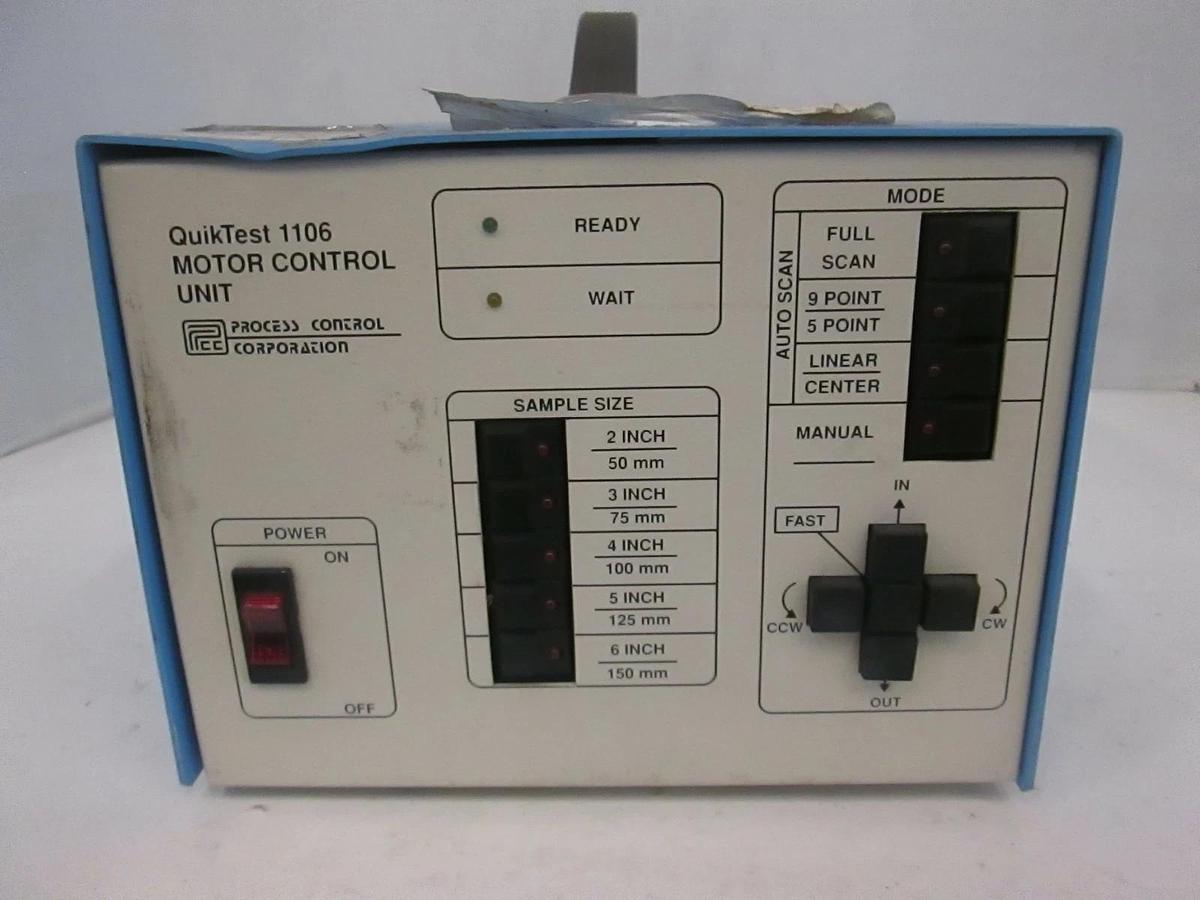 Used Process Control Corp., QuikTest 1106 Motor Control Unit, 1106, Used