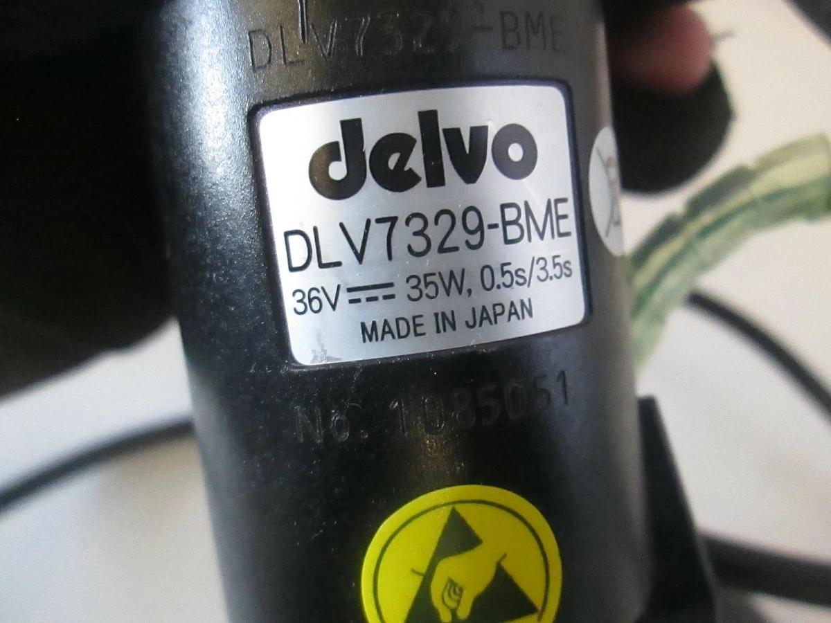 Used Delvo, DLC1213-HE Power Supply w/ DLV7329-BME Electric Screwdriver, Used