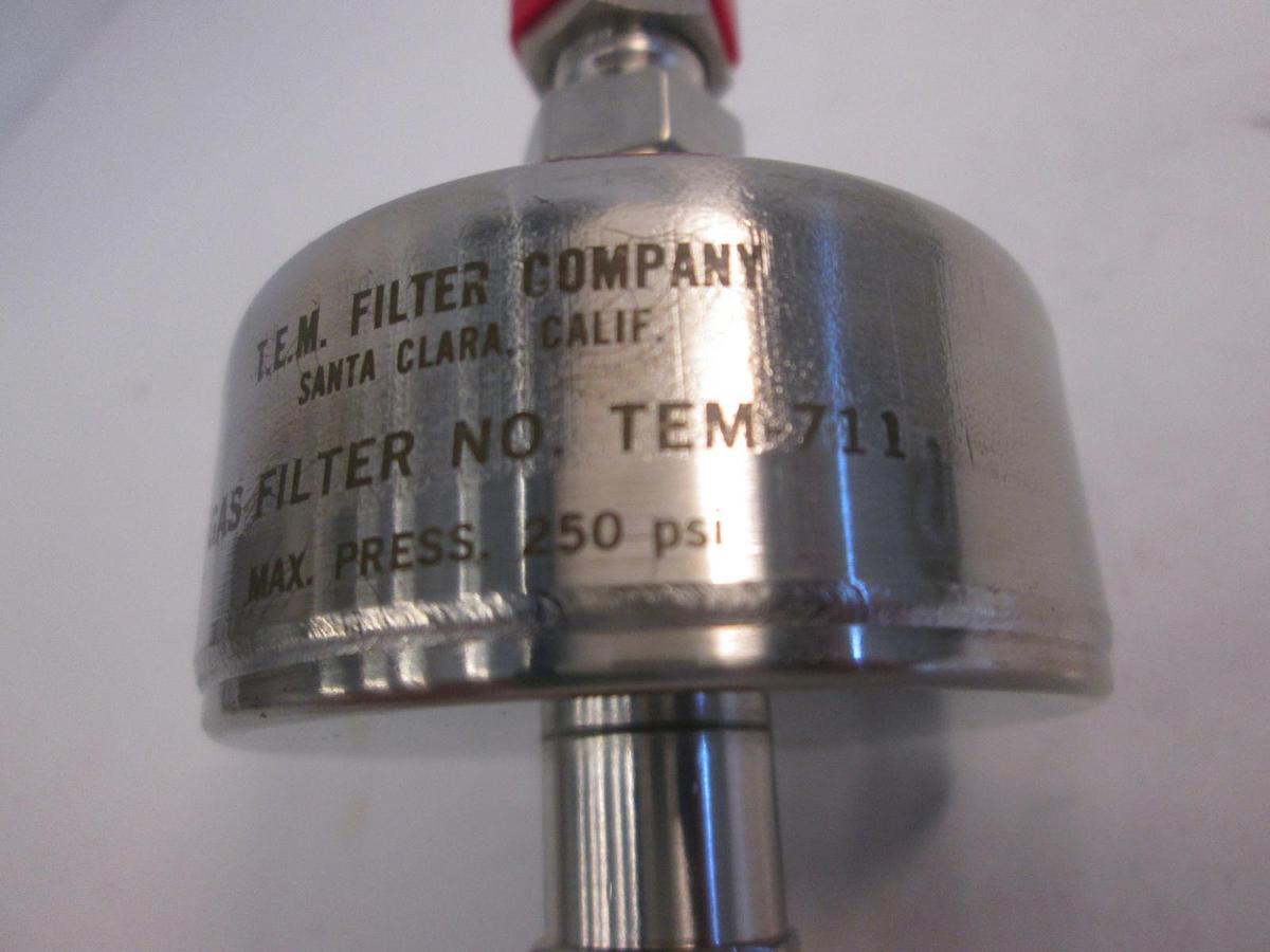 Used T.E.M. Gas Filter TEM-711, New