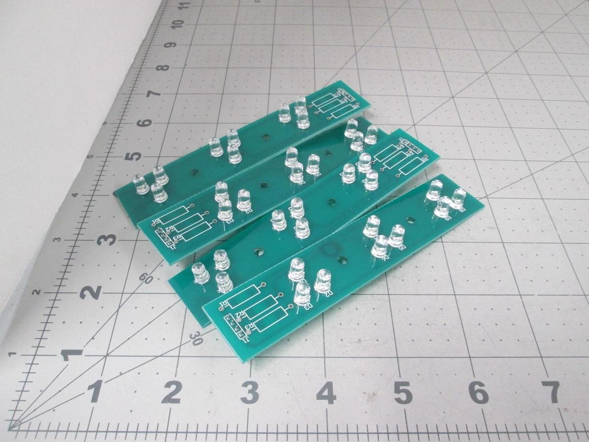 Nokomes, BPL-105-White, Back Lightning, LED, PCB Assy, Lot of 4
