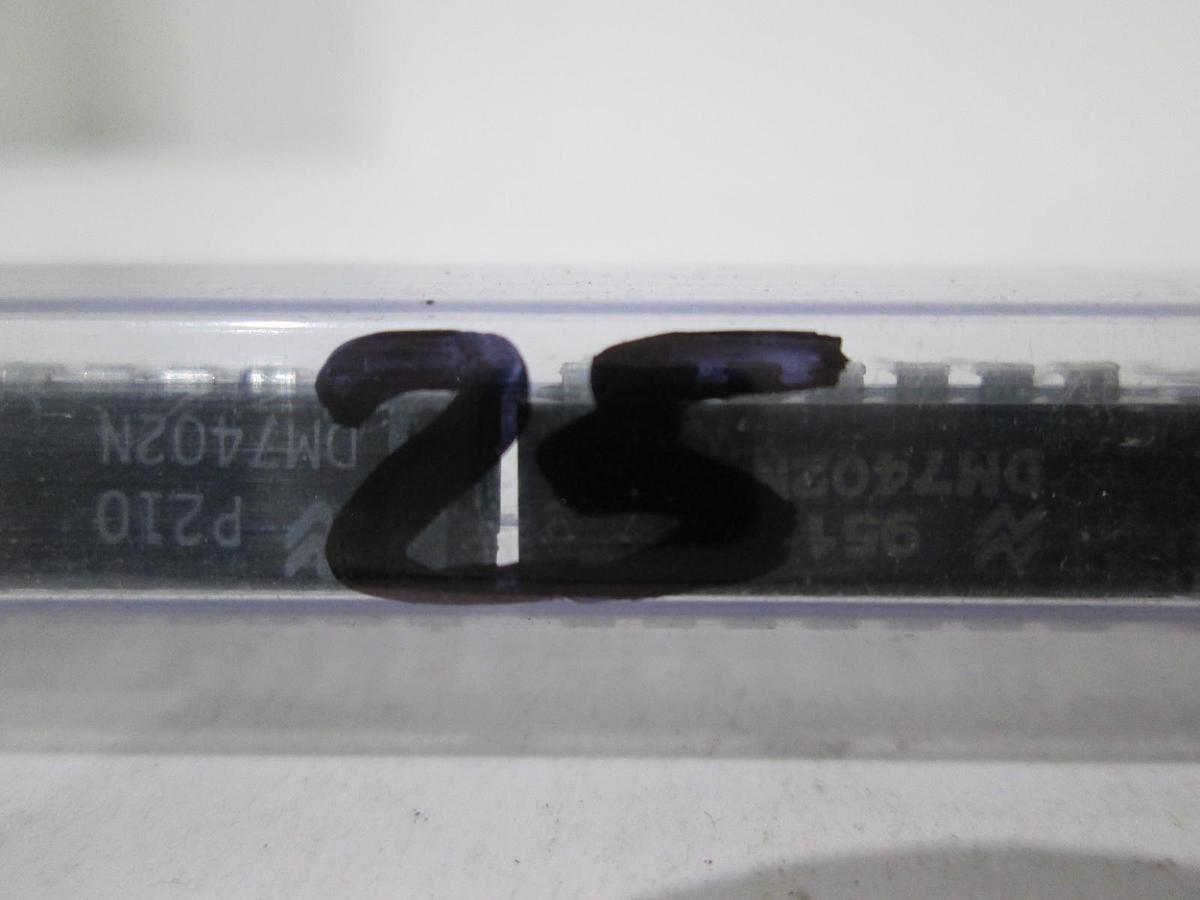 Used National Semiconductor, DM7402N, Integrated Circuit, New, Lot of 25
