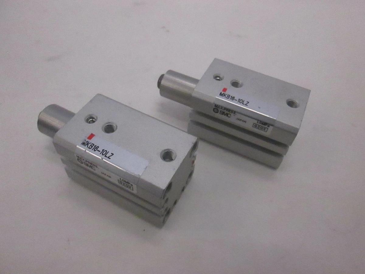 Used SMC, Rotary Clamp Cylinder, MKB16-10LZ, Used, Lot of 2