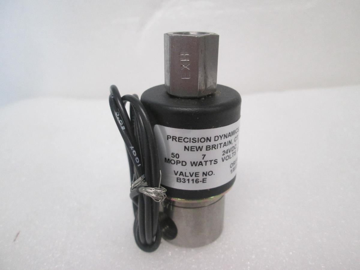 Predyne, B3116-E, 50 MOPD, 24VDC, Solenoid Valve, New