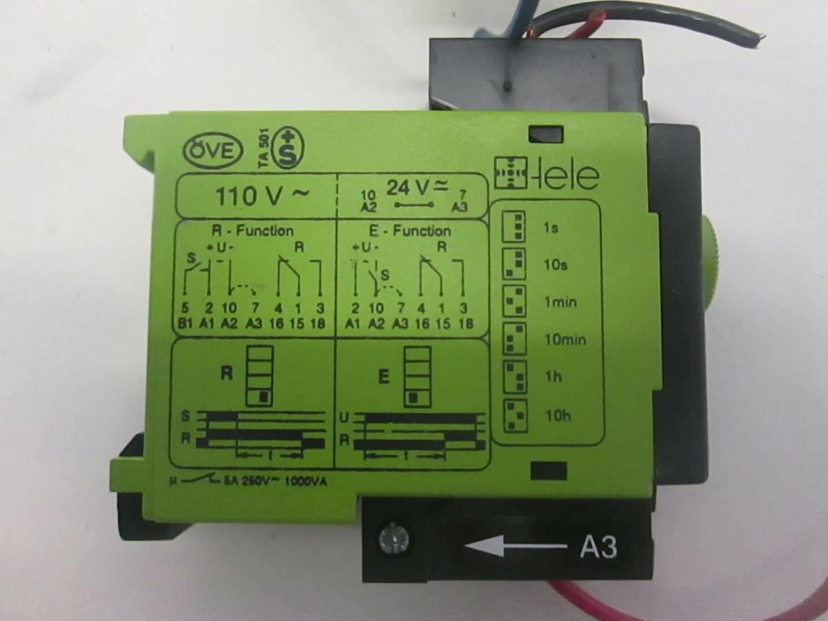 Used Tele Haas, Timer Relay, DTR2E, Used, Lot of 2