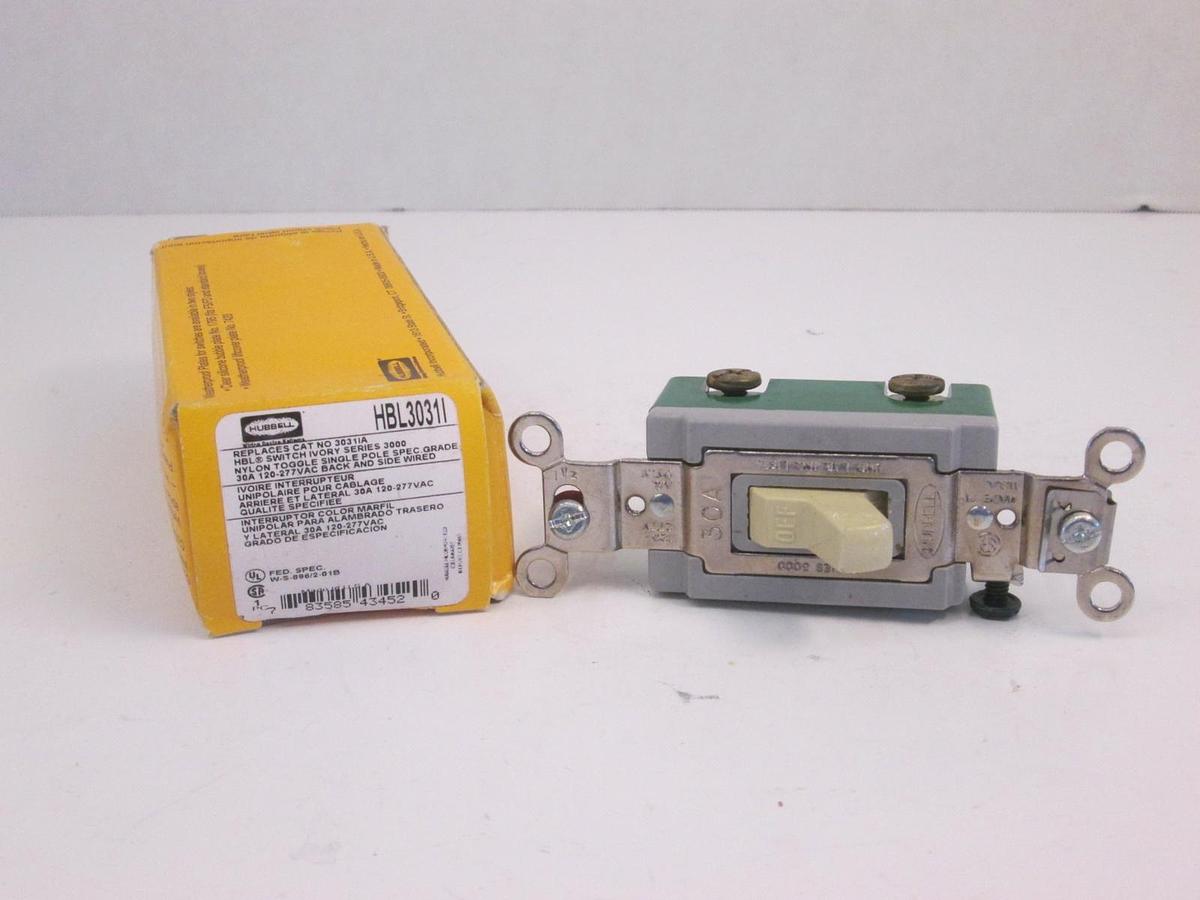 Used Hubbell HBL3031I Switch, 30A