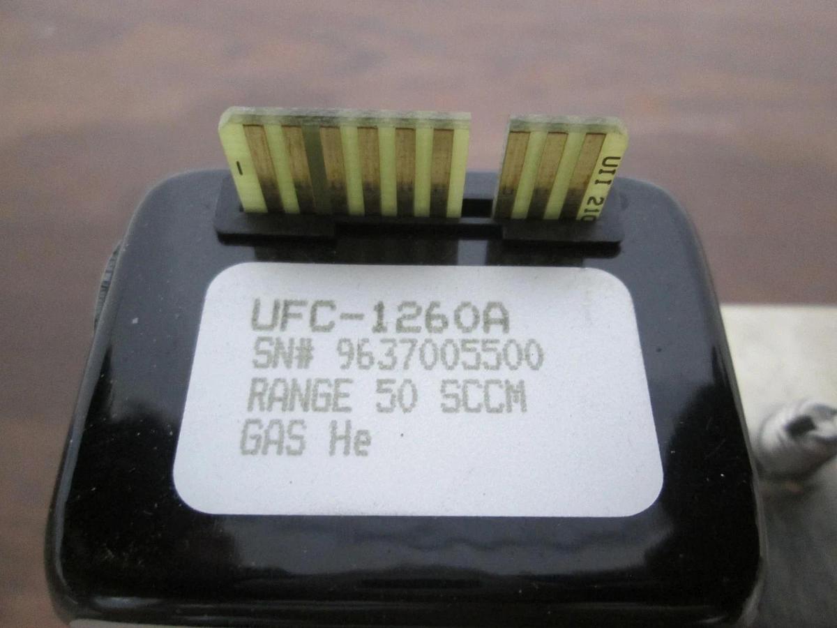 Used Unit, UFC-1260A, 50 SCCM, He, Mass Flow Controller, 1/4" Port, Used