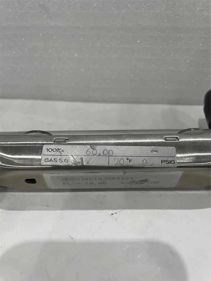 Used Wallace & Tiernan, Flow Meter, 34D143SSXX2X, Used