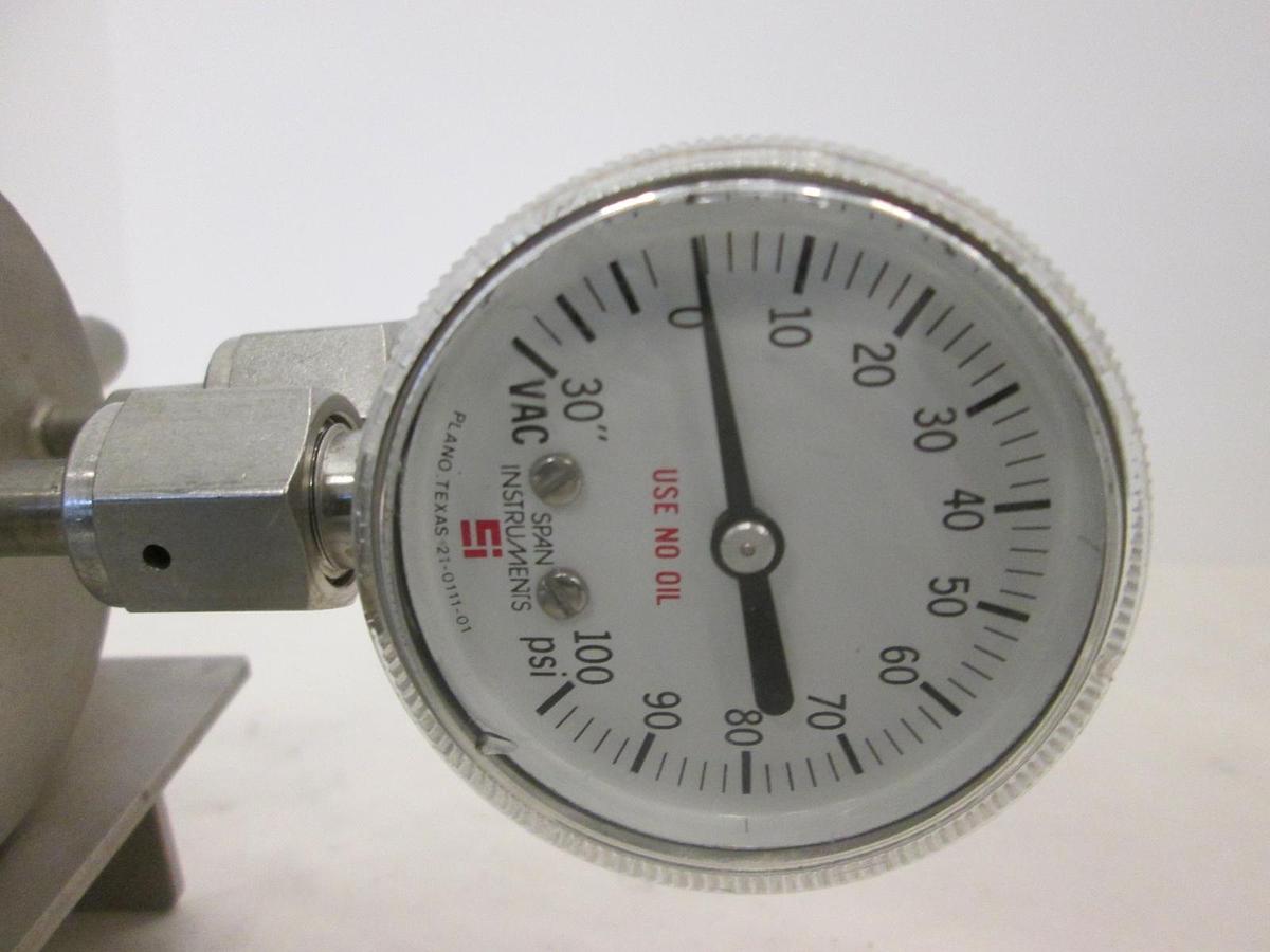 Used Vacuum SST Reservoir w/ 2 1/4 FVRR NW 16/25 Fitting, Used