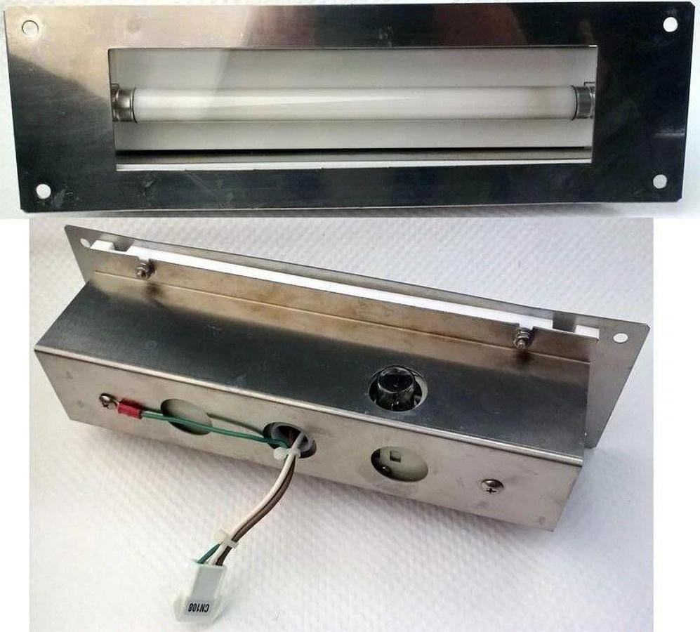 Used TEL Tokyo Electron Cover Mechanism Flourescent Lamp Assembly, Used