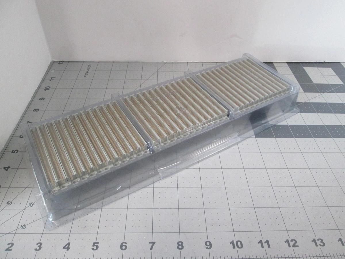 ERNI Electronics, Connector Header 64-Pin, Male Straight 2 Row, New, Lot of 36