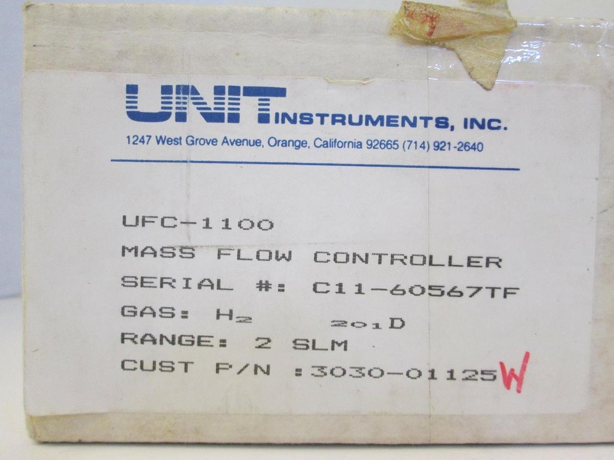Used Unit UFC-1100 Mass Flow Controller, H2, 2 SLM, Refurbished