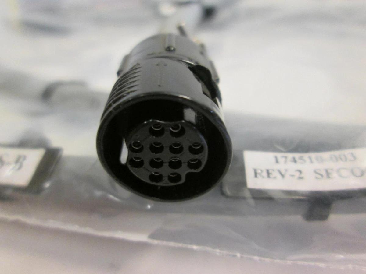Used Unitronic 12 Pin Connector Cable, 174510-003, NIP Lot of 3