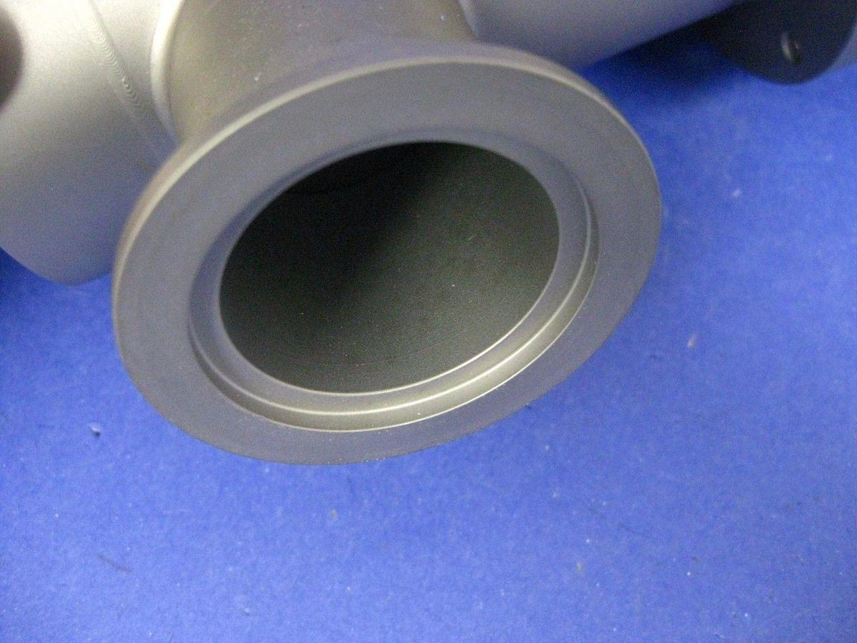 Used MKS HPS V2-040-AK-225-CLVNH 2-Stage Vacuum Valve, Right Angle, for parts