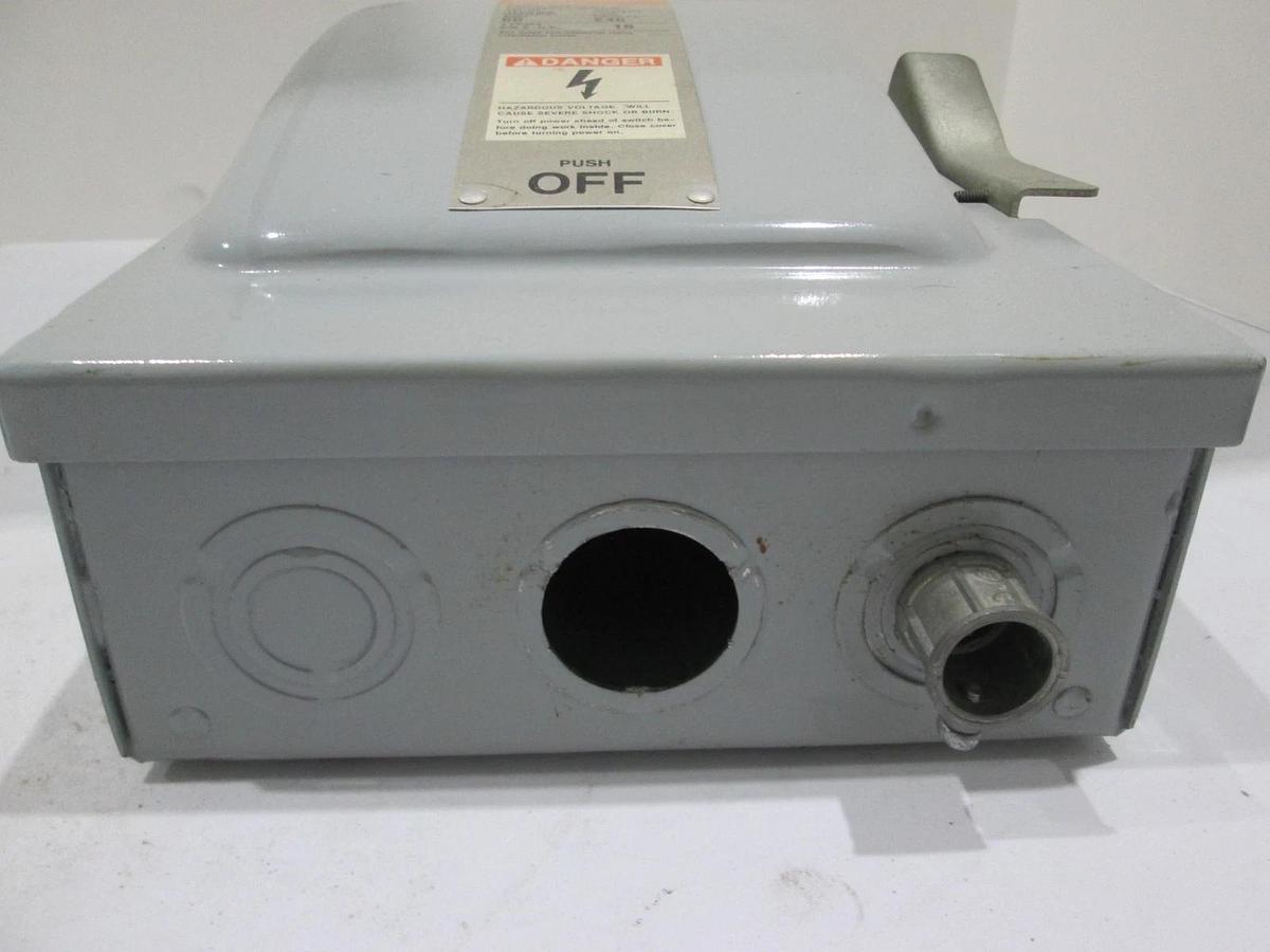 Used Siemens, I-T-E, JU322, Enclosed Switch, General Duty, Used