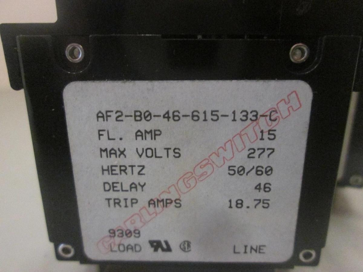 Used Carlingswitch AF2-B0-46-615-133-C, Circuit Breaker Switch, Used, Lot of 2