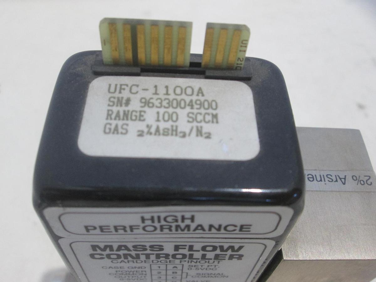 Used Unit, UFC-1100A, Mass Flow Controller, 100 SCCM, 2%ASH3/N2, Used