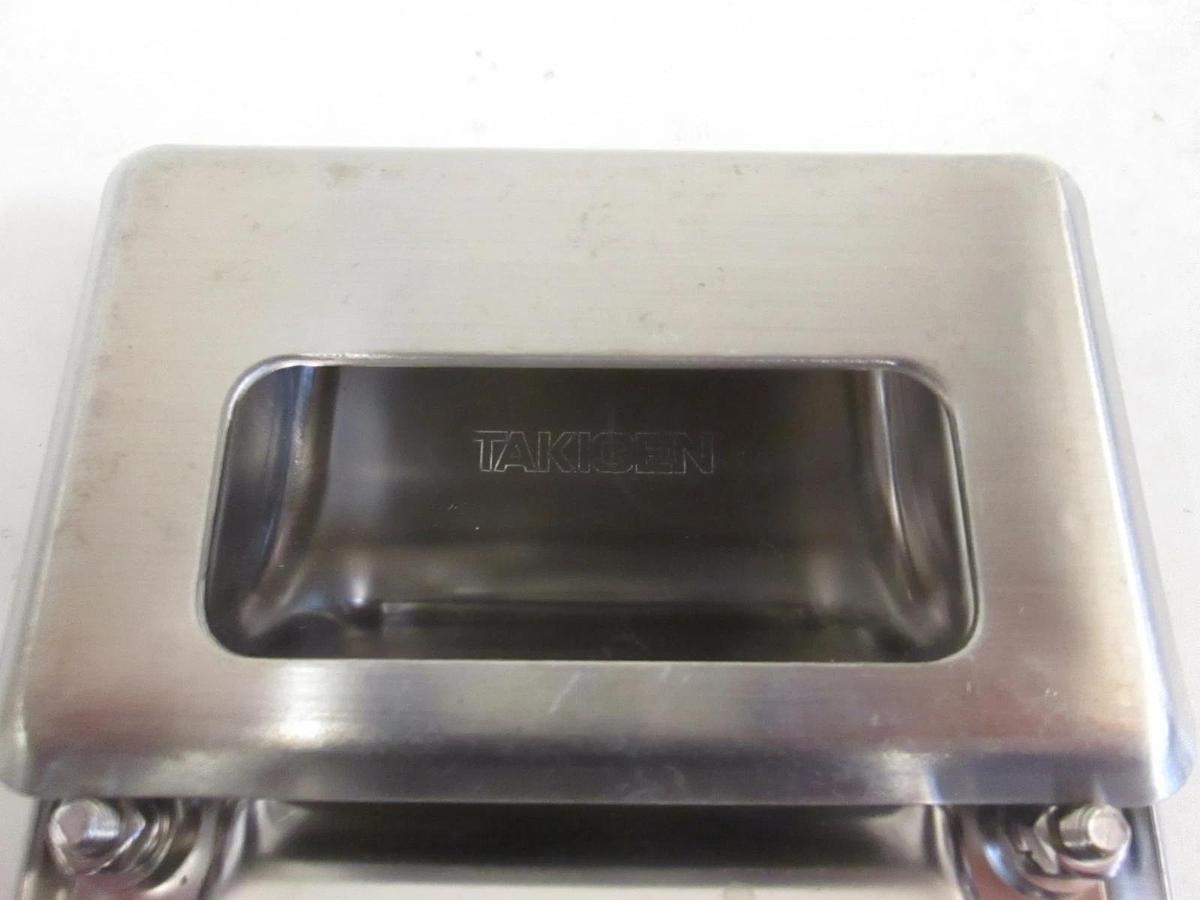 Used Takigen Stainless Steel Flush Mount Metal Grips, A-1191-3, SUS304, Lot of 2