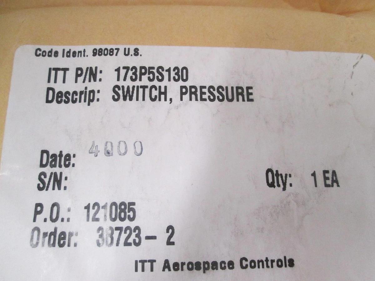Neo-Dyne, 173R5S130, 20 PSI, Pressure Switch, New