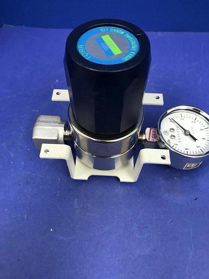 Used Tanaka Engineering TORR- 50LU6 Regulator w/ Gauge, TEL Tokyo Electron, Used