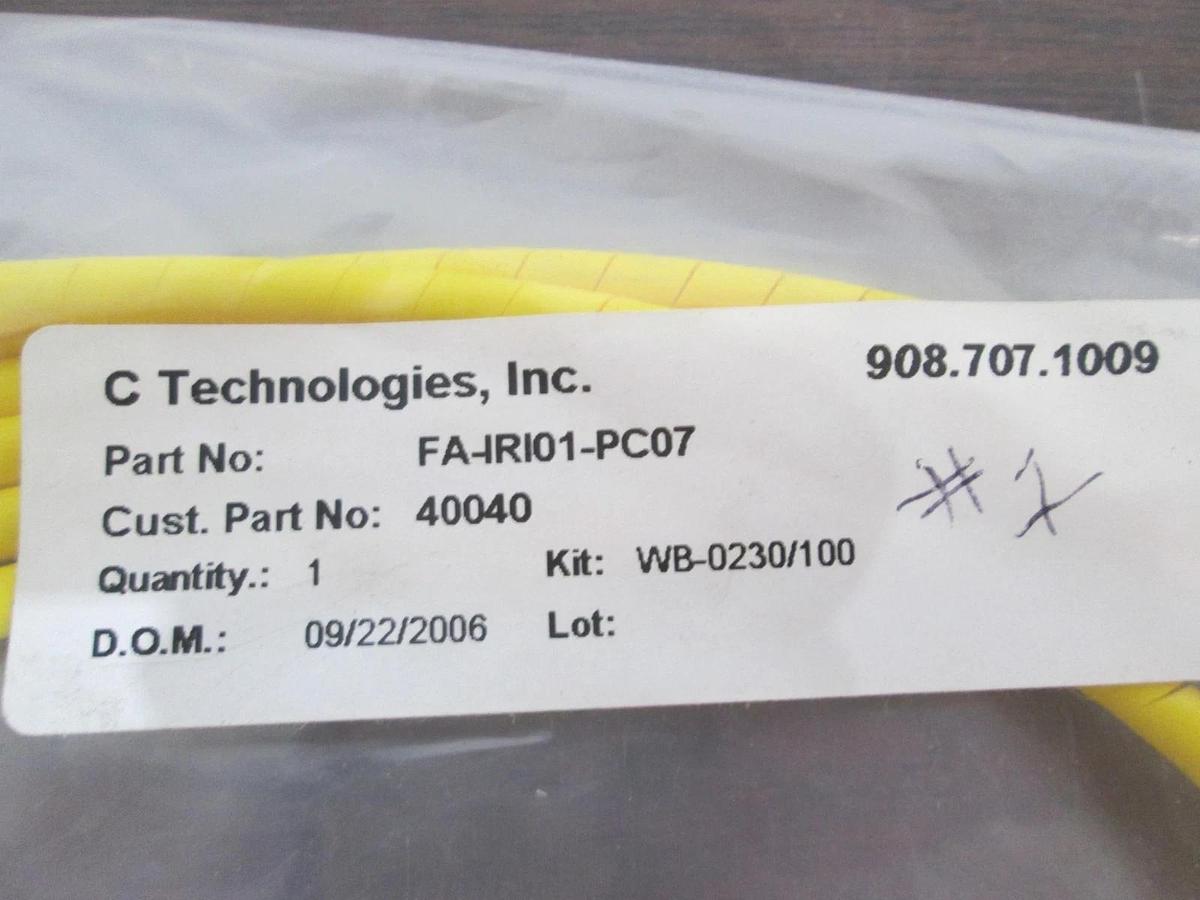 Used C Technologies, Inc., FA-IR01-PC07, Cable, Used