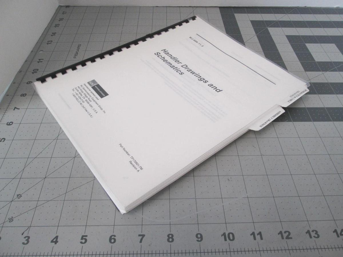 Used Watkins Johnson, Handler Drawings and Schematics, WJ-996-11.3, Used