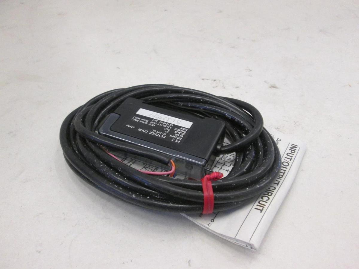 Keyence, Fiberoptic Sensor, FS-T22D w/ Instructions, New