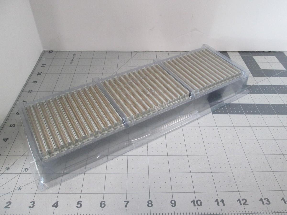 ERNI Electronics, Connector Header 64-Pin, Male Straight 2 Row, New, Lot of 36