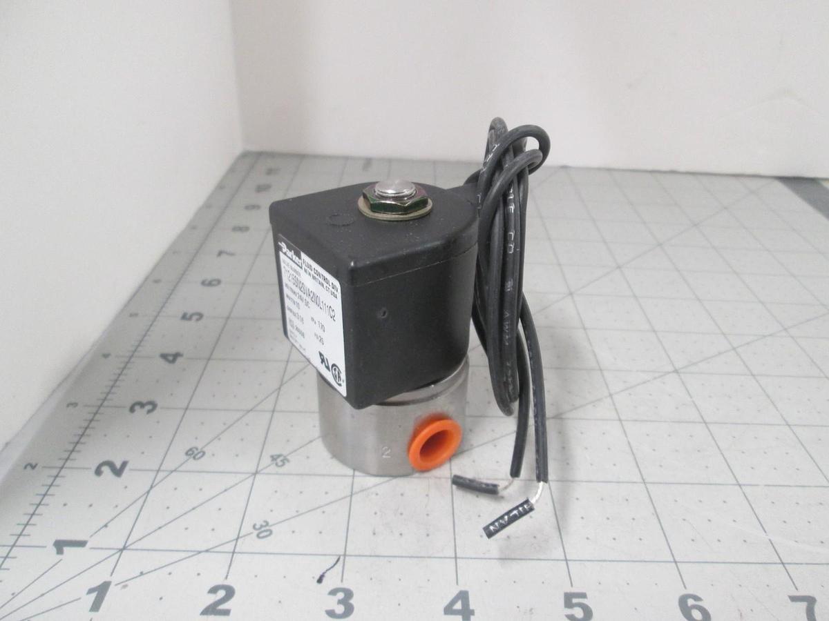 Parker, 71215SN2SVA2N0L111C2, Solenoid Valve, 10W, 25 PSI, 3/16 Orifice, New