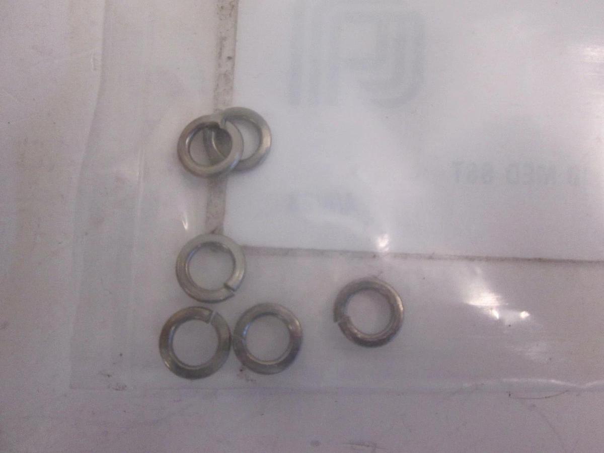 AMAT 3880-01102 Washer/Split #10, Lot of 6