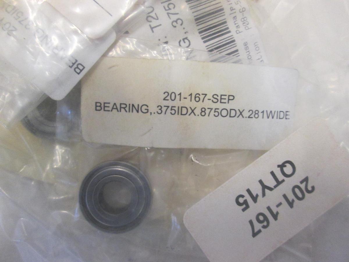Berg, B1-13, Bearing, .375IDX.870DX .281WIDE, New, Lot of 15