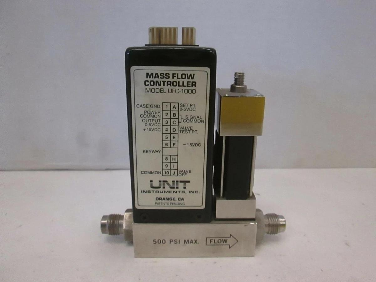 Used Unit UFC-1000 Mass Flow Controller 15%B2H6/SiH4, O2, 300 SCCM, Refurb