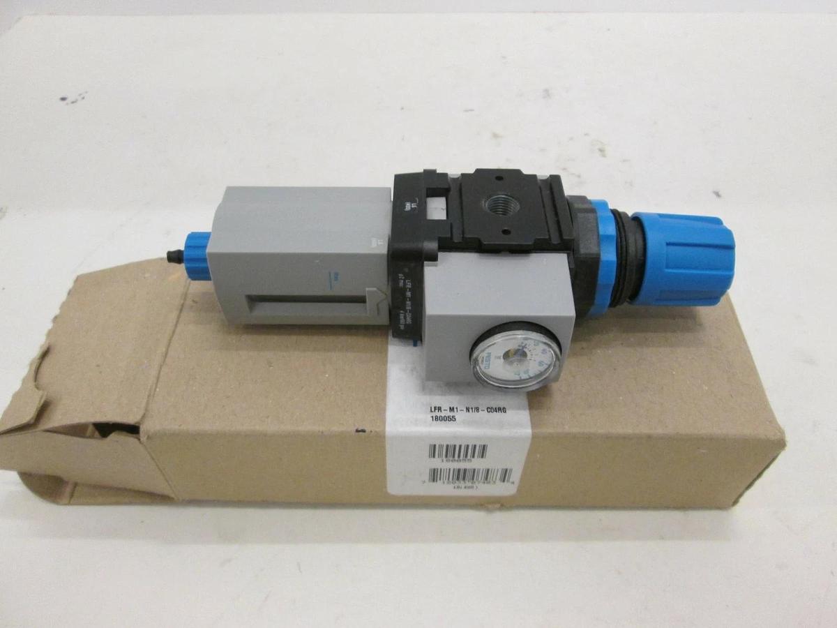 FESTO, LFR-M1-N1/8-C04RG, Filter Regulator, New