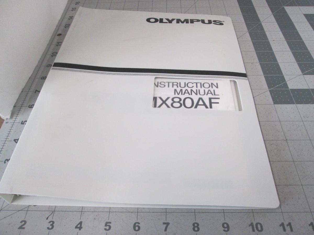 Used Olympus, MX80/MX80AF, Setup Instruction Manual, Used