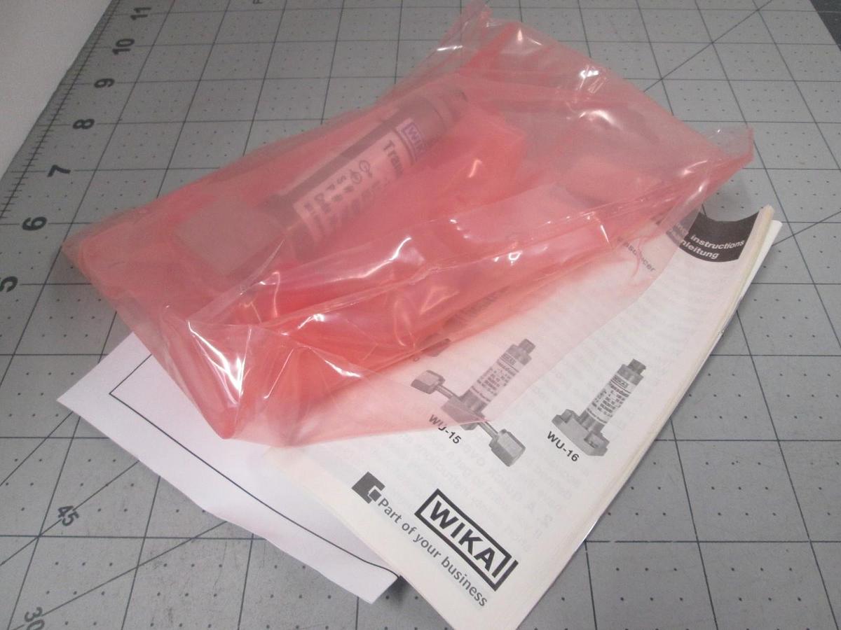 Used WIKA, Pressure Transducer, WU-15, New