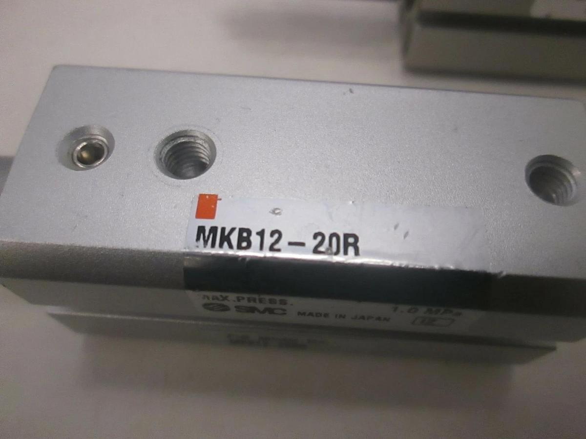 Used SMC, Rotary Clamp Cylinder, MKB12-20R, Used, Lot of 2