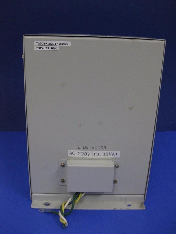 Used TEL Tokyo Electron VDF 47 Gas Sensor Breaker Box w/ 220V Breaker , Used