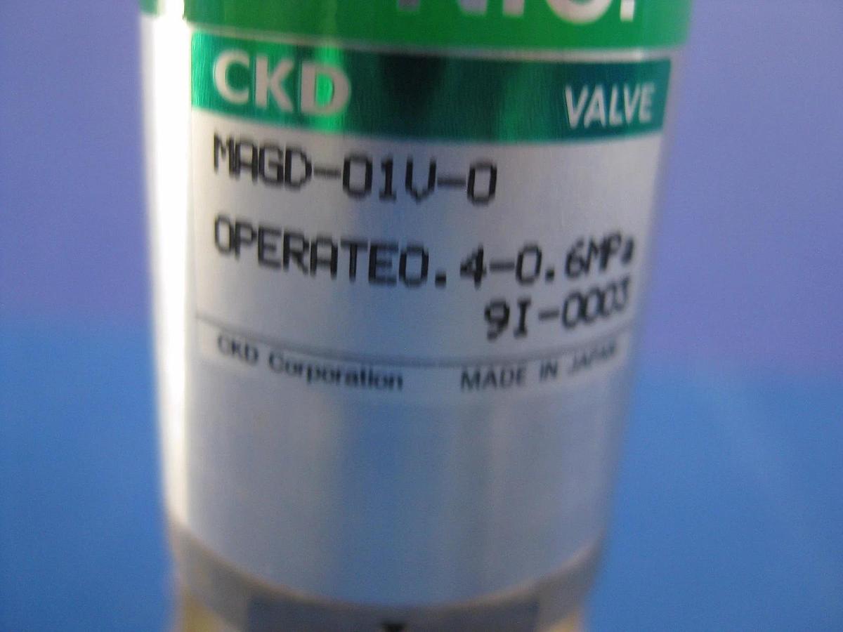 Used CKD MAGD-O1D-1 Air Operated Block Valve, N.C., Lot of 2 Used