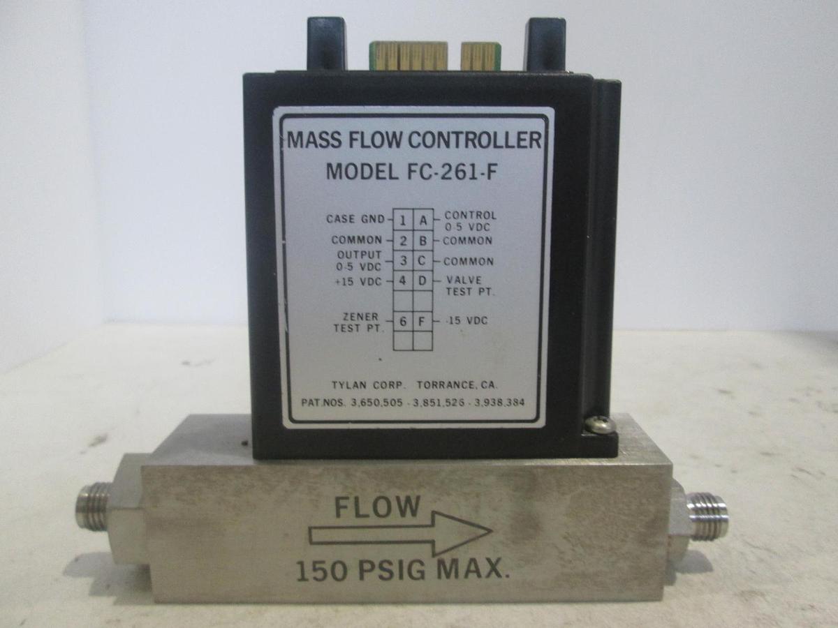 Used Tylan, FC-261-F, Mass Flow Controller, 20 SLPM, AR, Used