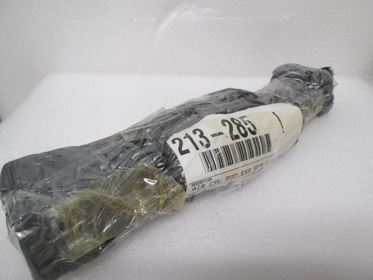 SMC, NCDY2S6H-0800-F-7NV, Rodless Air Cylinder, 6mm x 8" Stroke, 213-285, New