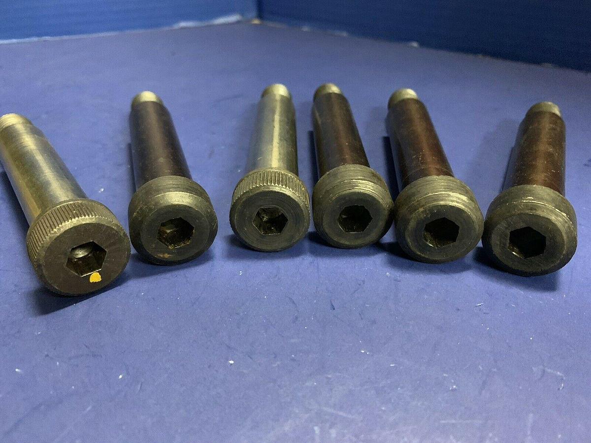 Used Stripper Bolt with Socket Head 3/4"  x 3-1/4", Lot of 6, Used