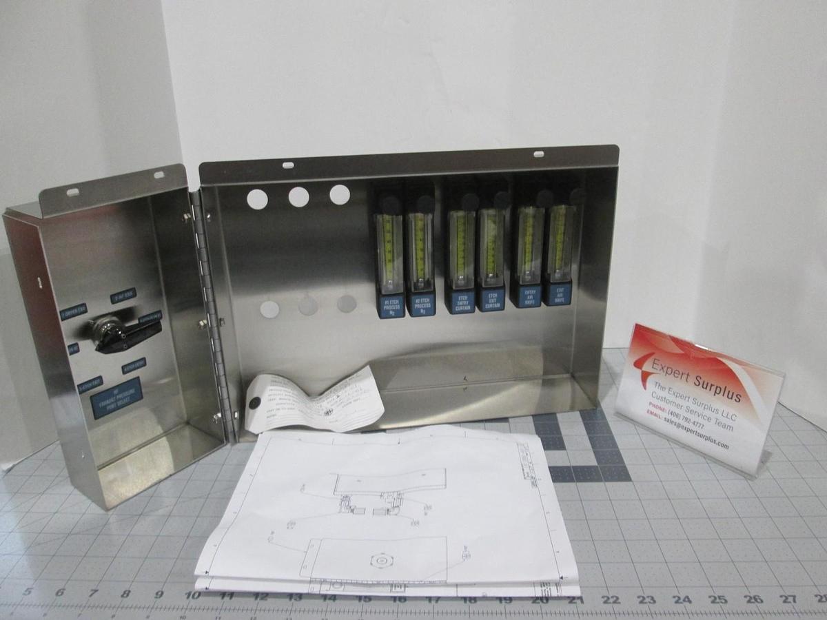 Watkins Johnson, 1000 Flowmeter Panel Assy, 911890-001, New