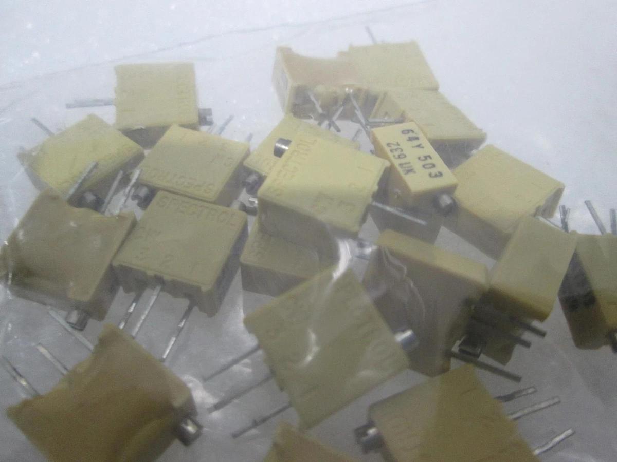 Spectrol, 64Y 503, 632UK, Trimmer Resistor, New, Lot of 21