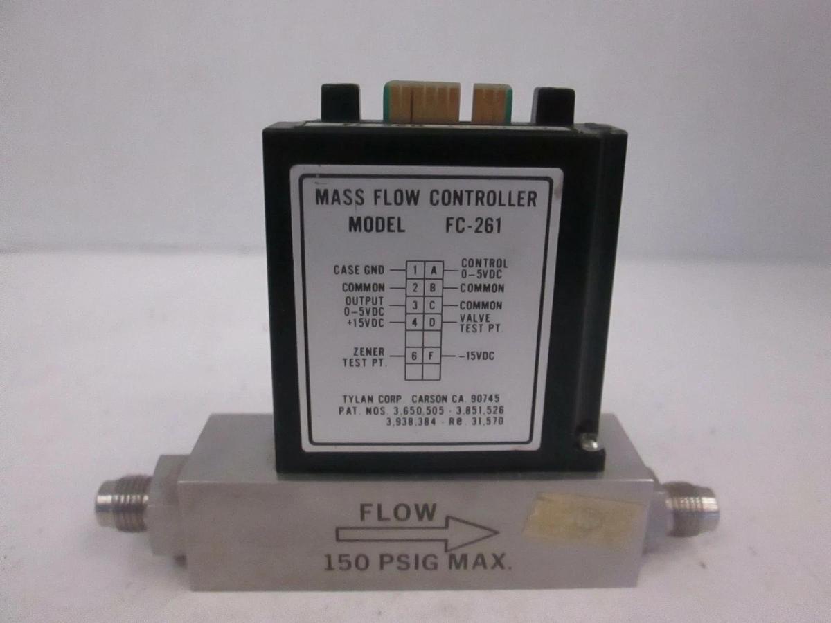 Used Tylan FC-260, Mass Flow Controller MFC, 10% H2 90%N2, 20 SLPM, Used