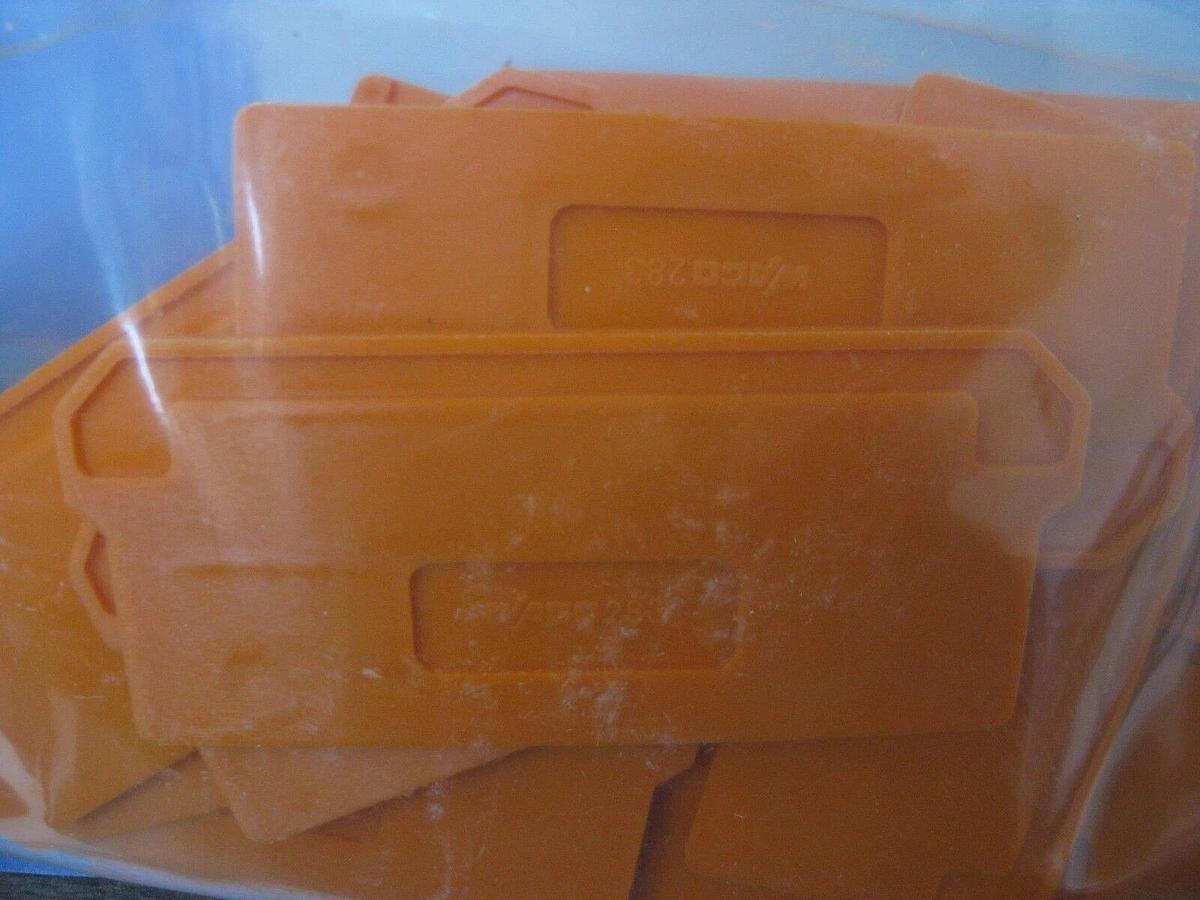 Wago 283-327 2mm Terminal Separator Plate, Lot of 100 NEW