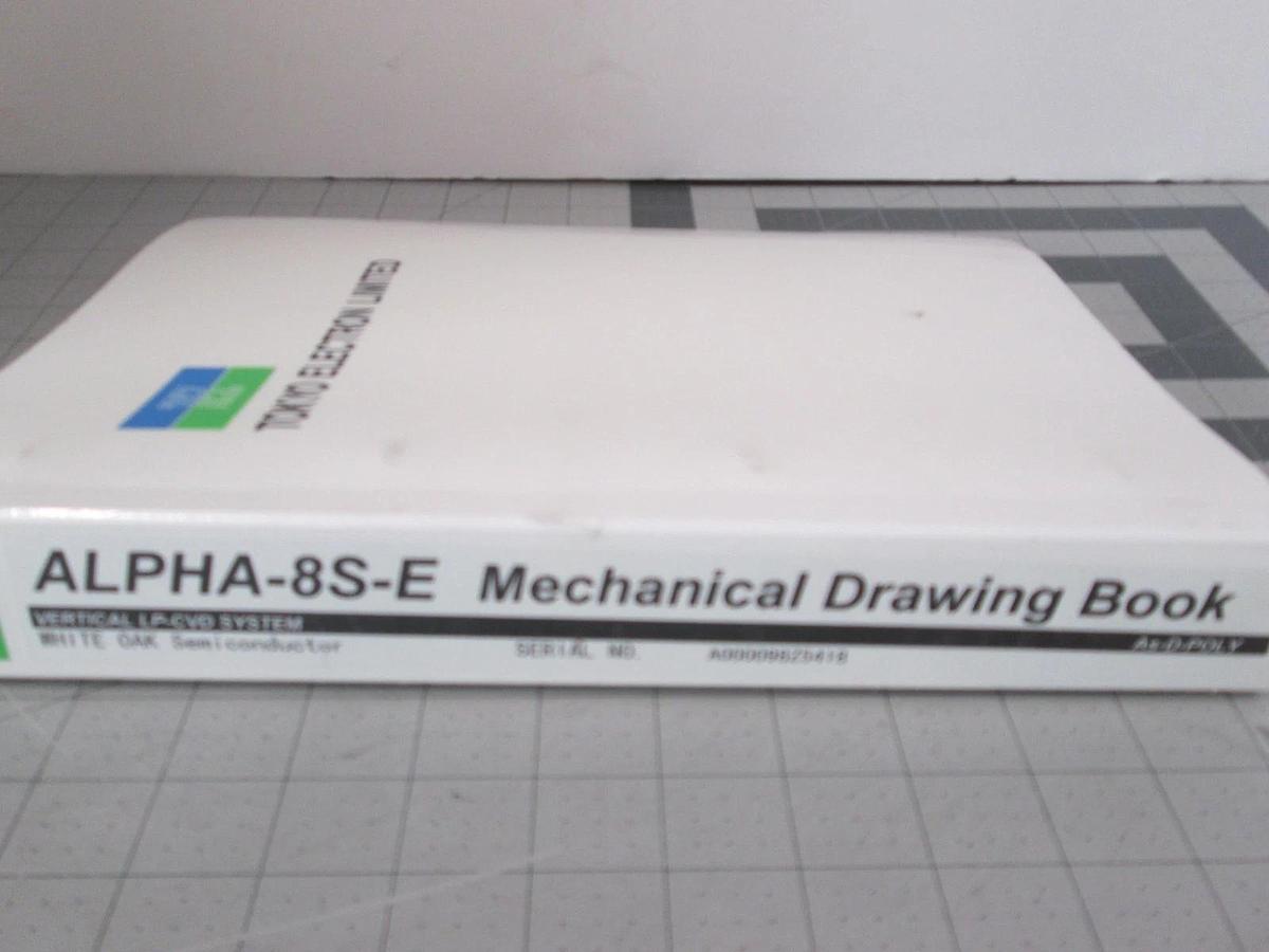 Used TEL Tokyo, ALPHA-8S-E, Mechanical Drawing Book As-D-POLY, Used